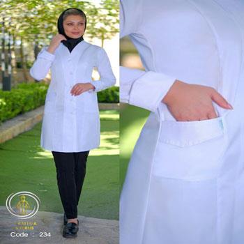 روپوش پزشکی زنانه | لباس کار پارمیدا
