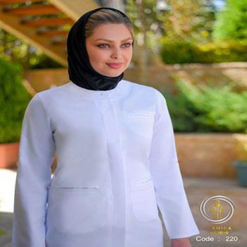 روپوش پزشکی زنانه | لباس کار پارمیدا